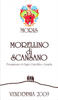 Morellino di Scansano 2009, Moris Farms (Italia)