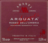 Arquata Rosso 2005, Adanti (Italy)