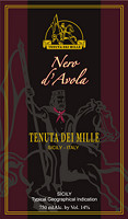 Nero d'Avola 2009, Tenuta dei Mille (Italy)