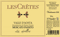 Valle d'Aosta Moscato Passito Les Abeilles 2008, Les Crêtes (Italy)