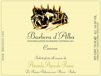 Barbera d'Alba Canova 2010, Ressia (Italy)