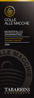Montefalco Sagrantino Colle alle Macchie 2006, Tabarrini (Italia)