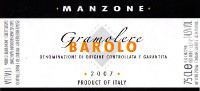 Barolo Gramolere 2007, Manzone Giovanni (Italia)