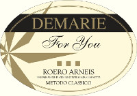 Roero Arneis Metodo Classico For You 2010, Demarie (Italy)