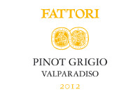 Pinot Grigio Valparadiso 2012, Fattori (Italy)