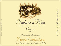 Barbera d'Alba Canova 2012, Ressia (Italy)