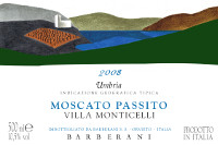 Moscato Passito Villa Monticelli 2009, Barberani (Italia)