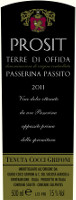 Terre di Offida Passerina Passito Prosit 2011, Tenuta Cocci Grifoni (Italy)