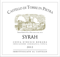 Syrah 2012, Castello di Torre in Pietra (Italy)