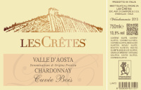Valle d'Aosta Chardonnay Cuvée Bois 2013, Les Crêtes (Italia)