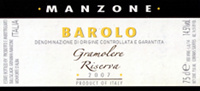 Barolo Riserva Gramolere 2007, Manzone Giovanni (Italy)