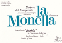 Barbera del Monferrato La Monella 2015, Braida (Italy)