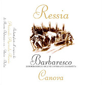 Barbaresco Canova 2012, Ressia (Italy)
