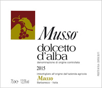 Dolcetto d'Alba 2015, Musso (Italy)