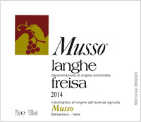 Langhe Freisa 2014, Musso (Italy)