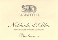 Nebbiolo d'Alba Piadvenza 2012, Casavecchia (Italia)