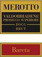 Valdobbiadene Prosecco Superiore Brut Bareta 2016, Merotto (Italy)