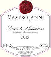 Rosso di Montalcino 2015, Mastrojanni (Italia)