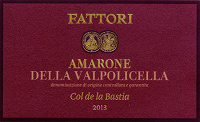 Amarone della Valpolicella Col de la Bastia 2013, Fattori (Italia)