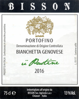 Portofino Bianchetta Genovese Ü Pastine 2016, Bisson (Italia)