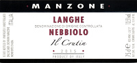 Langhe Nebbiolo Il Crutin 2015, Manzone Giovanni (Italy)