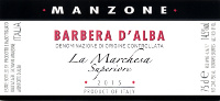 Barbera d'Alba Superiore La Marchesa 2015, Manzone Giovanni (Italy)