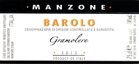 Barolo Gramolere 2013, Manzone Giovanni (Italia)