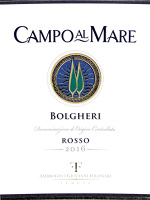 Bolgheri Rosso Campo al Mare 2016, Tenute Folonari (Italy)