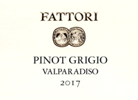 Pinot Grigio Valparadiso 2017, Fattori (Italy)