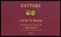 Valpolicella Ripasso Col de la Bastia 2016, Fattori (Italia)