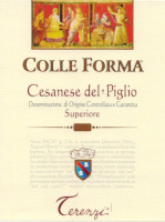 Cesanese del Piglio Superiore Colle Forma 2016, Giovanni Terenzi (Italy)