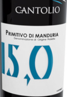 Primitivo di Manduria 15 di Mare 2016, Cantolio (Italy)