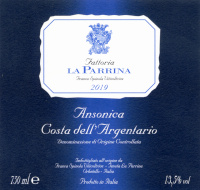 Ansonica Costa dell'Argentario 2019, La Parrina (Italia)