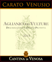 Aglianico del Vulture Superiore Carato Venusio 2013, Cantina di Venosa (Italy)