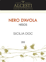 Sicilia Nero d'Avola Nesos 2018, Alcesti (Italy)