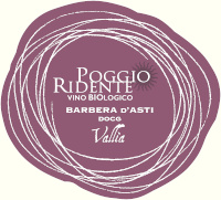 Barbera d'Asti Vallia 2020, Poggio Ridente (Italy)