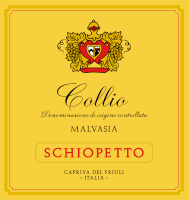 Collio Malvasia 2019, Schiopetto (Italy)