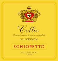 Collio Sauvignon 2019, Schiopetto (Italy)