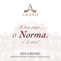 Etna Rosso Norma 2016, Valenti (Italy)