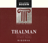 Alto Adige Pinot Nero Riserva Thalman 2020, Cantina Produttori Bolzano (Italia)