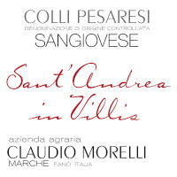 Colli Pesaresi Sangiovese Riserva Sant'Andrea in Villis 2018, Claudio Morelli (Italia)