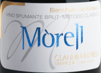 Bianchello del Metauro Spumante Brut Metodo Classico Morell 2018, Claudio Morelli (Italia)