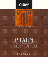 Alto Adige Merlot Riserva Siebeneich Praun 2022, Cantina Produttori Bolzano (Italy)